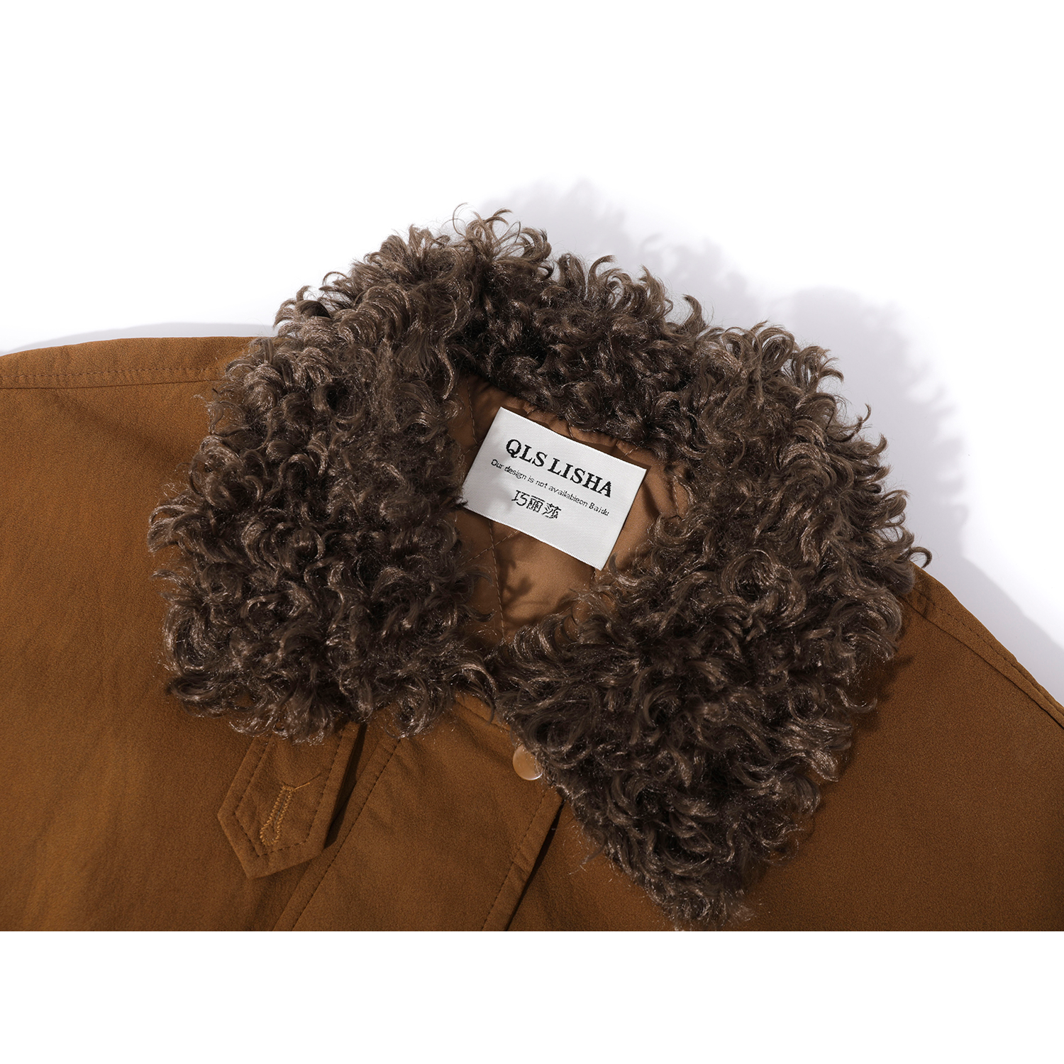 Chola Lisa Lambswool Retro Mat Motosiklet Dəri Gödəkçə Koreya üslubunda qış yeni qalın palto pambıq palto qadın