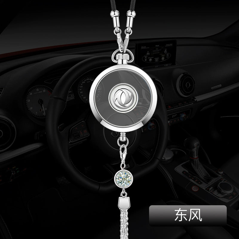 Avtomobil Ətri Avtomobil Asma Metal Qoruyucu Talisman Asma Dekorasiya Yüksək səviyyəli Avtomobil Loqosu Avtomobil Asma Efir Yağı Aromaterapiya Kulonu