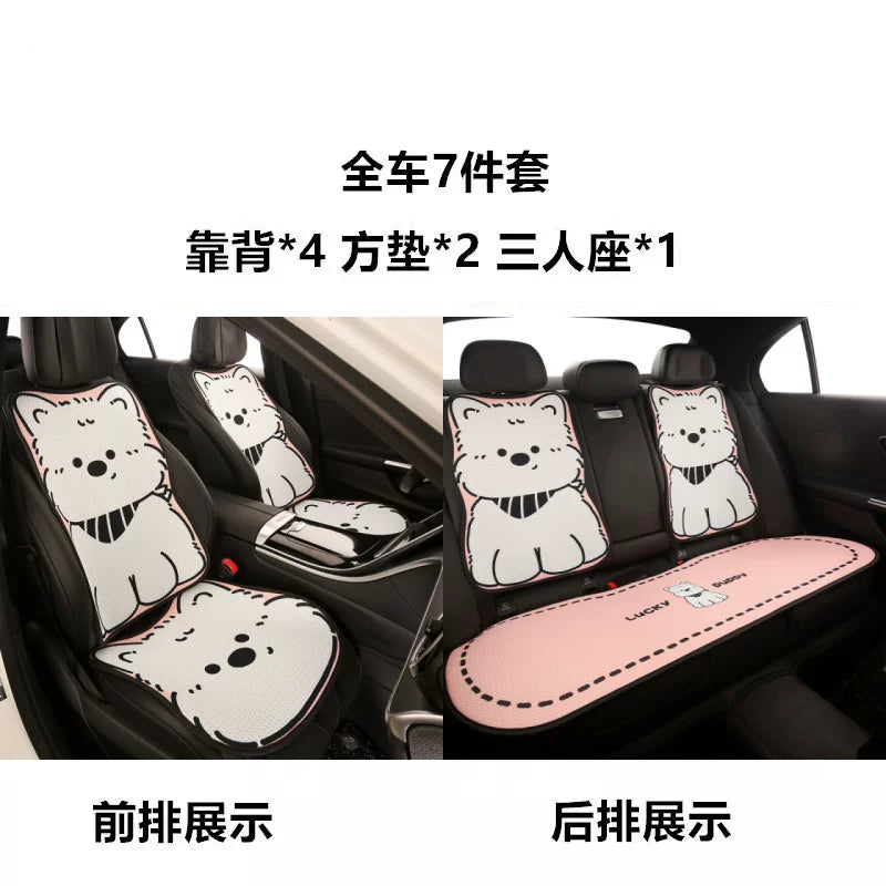 Yeni avtomobil oturacağı yastığı, bütün fəsillər üçün cizgi filmi oturacağı yastığı, qış avtomobil oturacağı üzlüyü, tək sürücü oturacağının yarımörtüklü örtüyü.