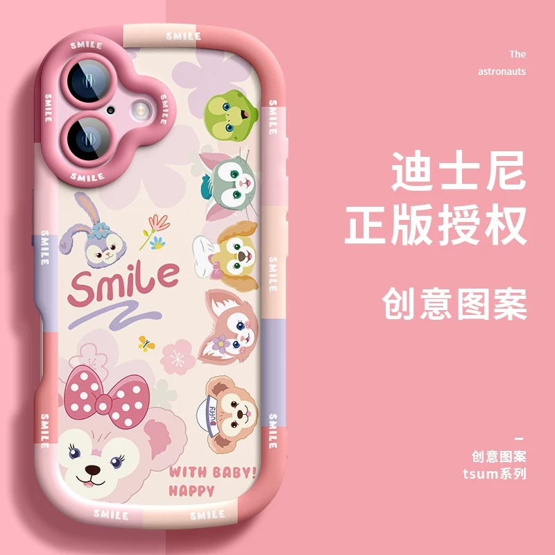 Huaying Lina Belle Apple 17pro mobil telefonu üçün uyğundur iPhone16promax Disney yeni 15 puf silikon 13 super isti 14 internet ünlü plus star dew 12 cizgi filmi maks trend