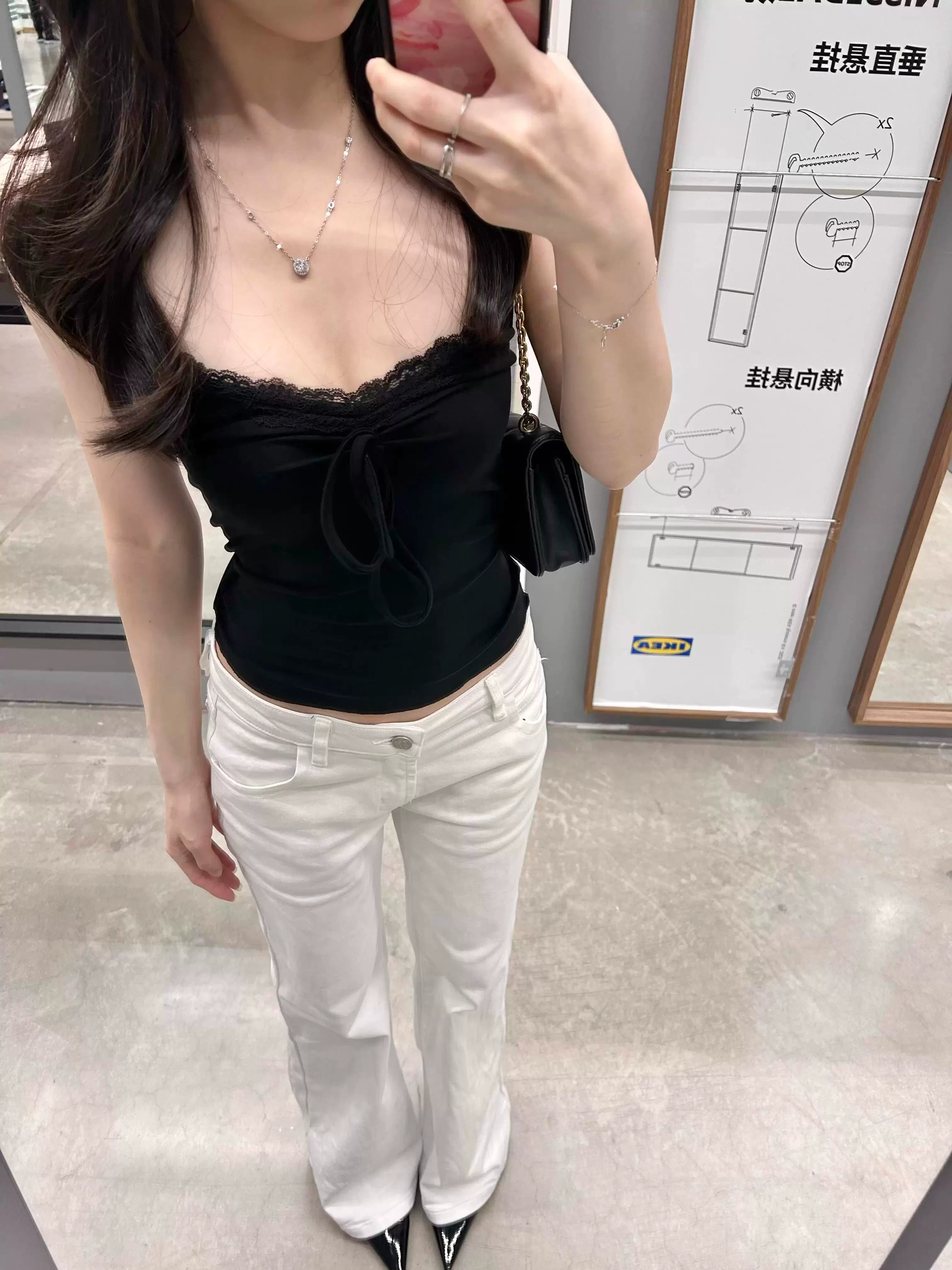 Qadınlar üçün Amerika üslubunda şirin və ədviyyatlı, sadəlövh kamzol, incə oturacaq, incə krujeva daxili qat, gündəlik istifadə üçün çoxfunksiyalı mayka, yay