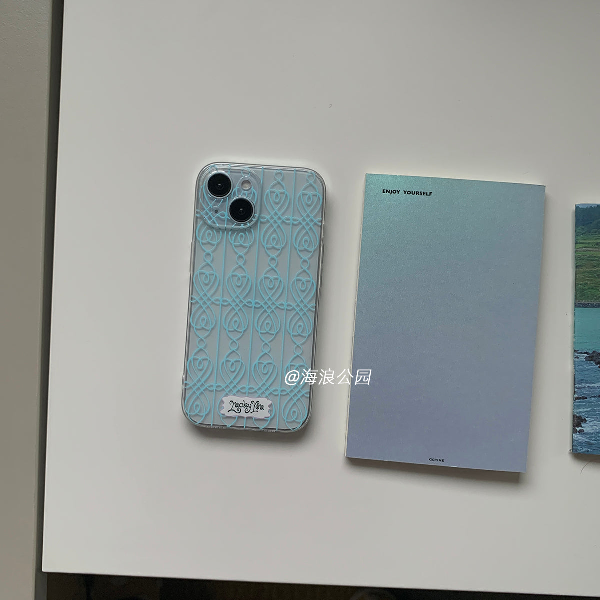 Dalğa Parkı [Üç vur və birini pulsuz əldə et] Apple 17PM mobil telefon qutusu üçün uyğun olan qədim dəmir pəncərə fərdiləşdirilmiş incə dəlik TPU şəffaf yumşaq qabıq silikon Samsung s25 supreme Xiaomi 17pro Huawei