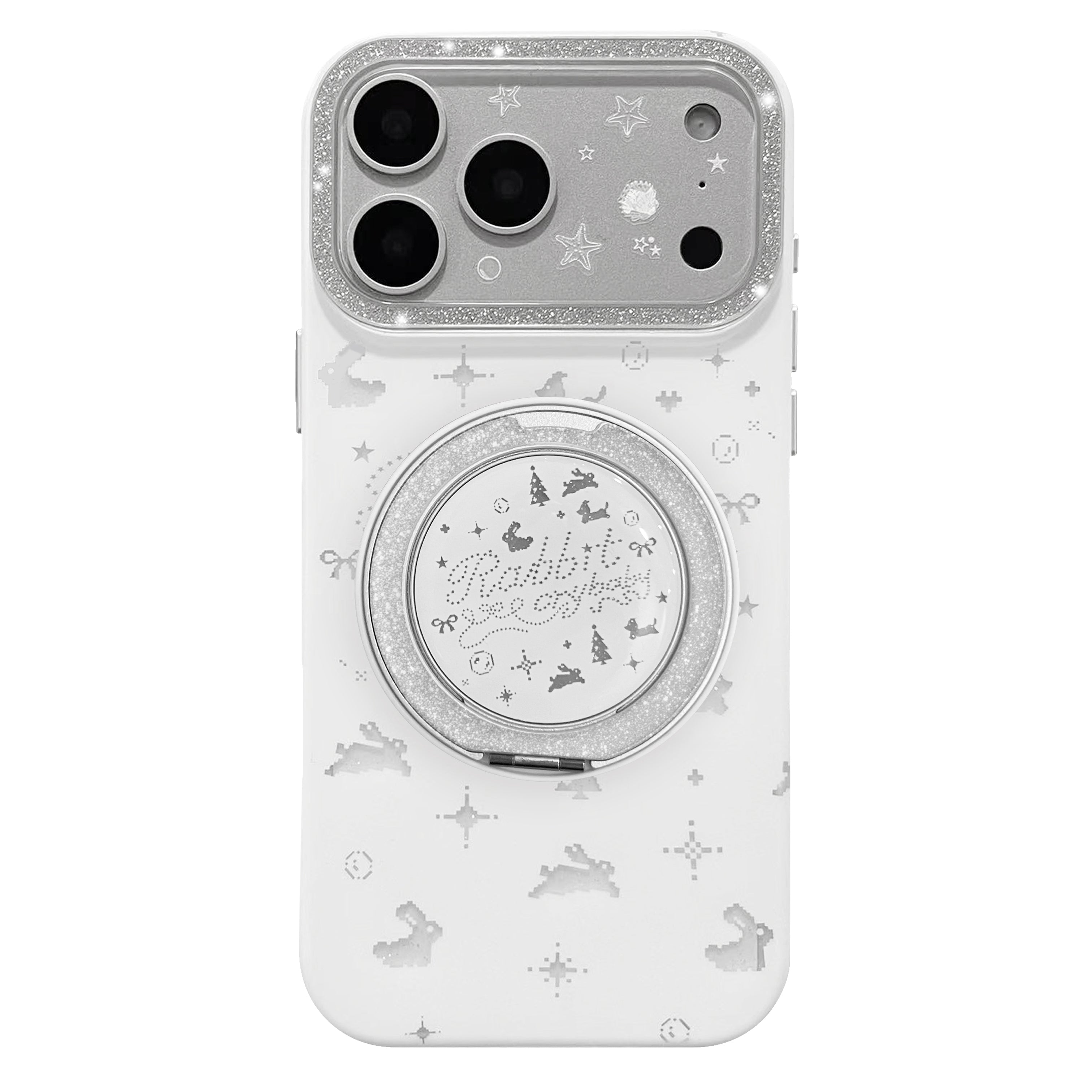 BUDDY orijinal qar ağ parlaq parlaq iphone17 cib telefonu qutusu sevimli stil alma 16promax qoruyucu örtük maqnit emiş 15pro yeni stil 17promax qabaqcıl