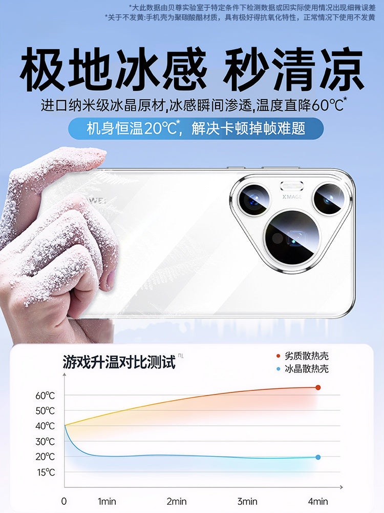 [Buz soyutma] Beizun Huawei Pura70Pro mobil telefon qutusu, yeni P90ProMax qutusu, hər şey daxil olmaqla, düşməyə qarşı 80Ultra qoruyucu qutu, ultra nazik pro + kişilər və qadınlar üçün sadə və yüksək səviyyəli hiss üçün uyğundur