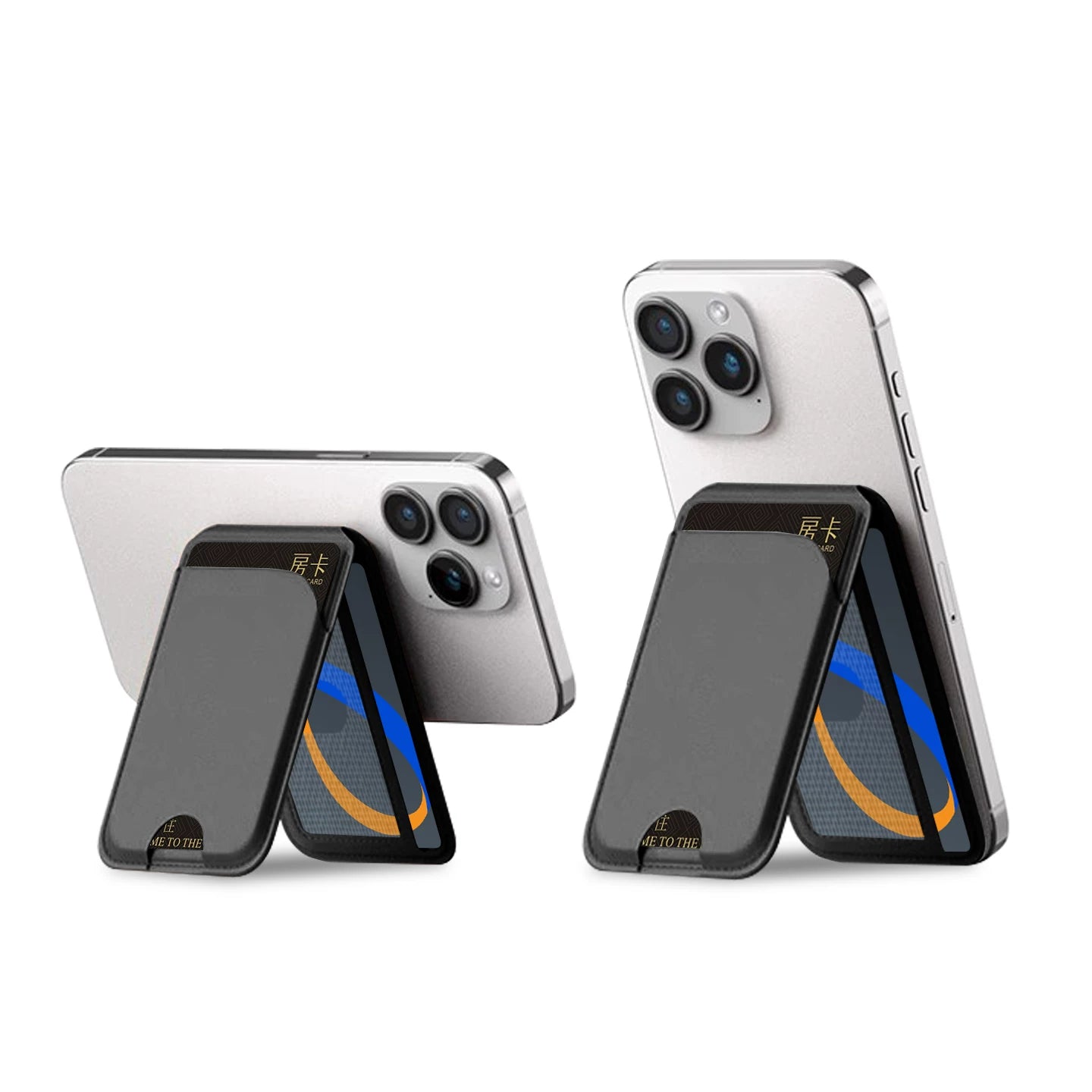 2025 Yeni Magsafe Kart Tutucu Maqnit Telefon Stendi Masaüstü Qatlanan Portativ Arxa Etiket Çoxfunksiyalı Aksesuar