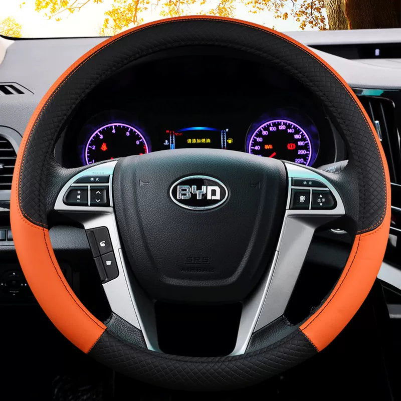 BYD Surui S6 S7 Sirui F0 F3 F6 L3 G3 BYD G6 F3R üçün uyğun dəri sükan örtüyü