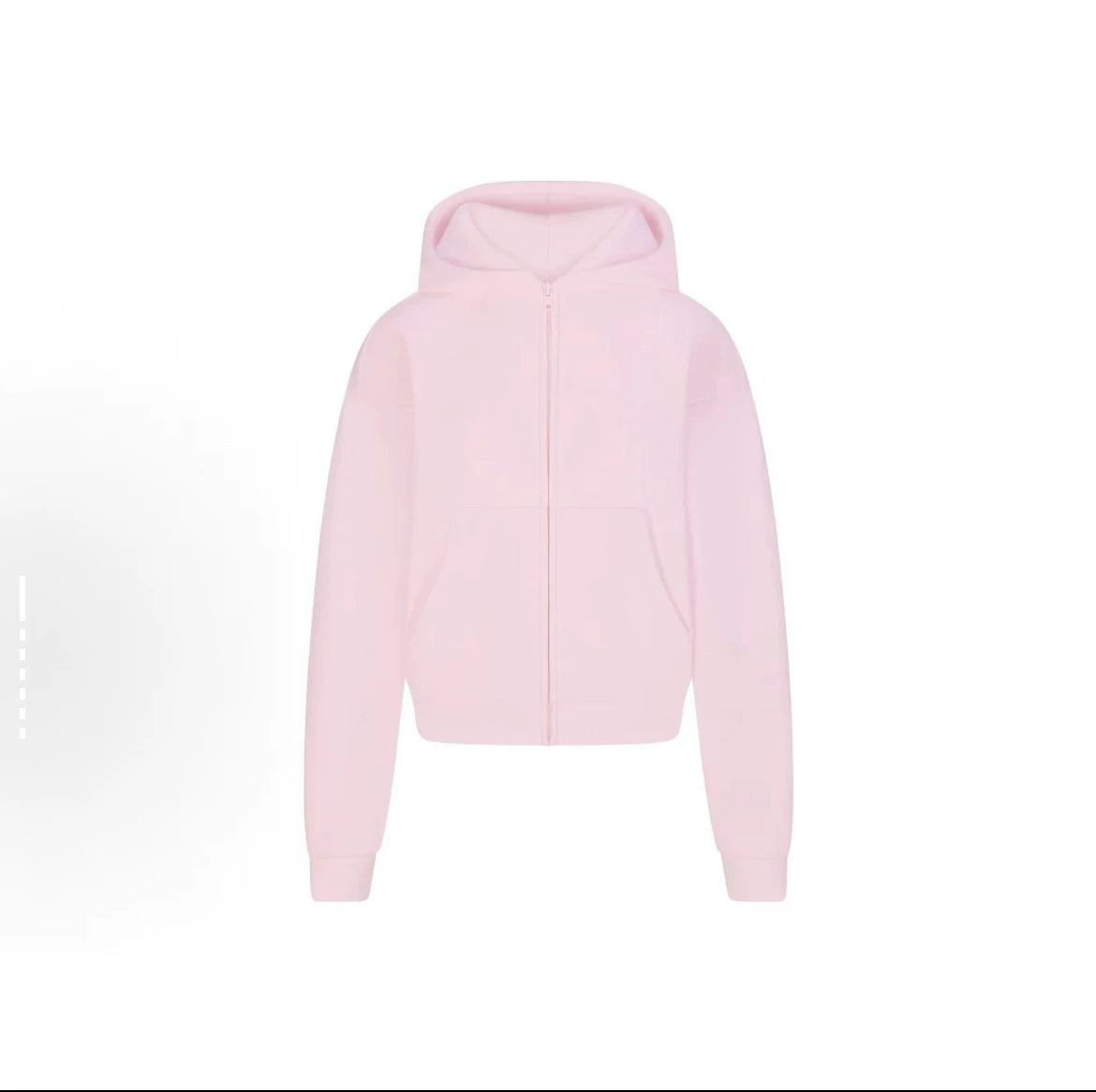 Orijinal Skims Payız/Qış Yeni Stil Kapüşonlu Fermuarlı Sweatshirt Qadınlar üçün Təsadüfi Dəst, Kardashian İkiqat Bel Düz Ayaqlı Şalvar