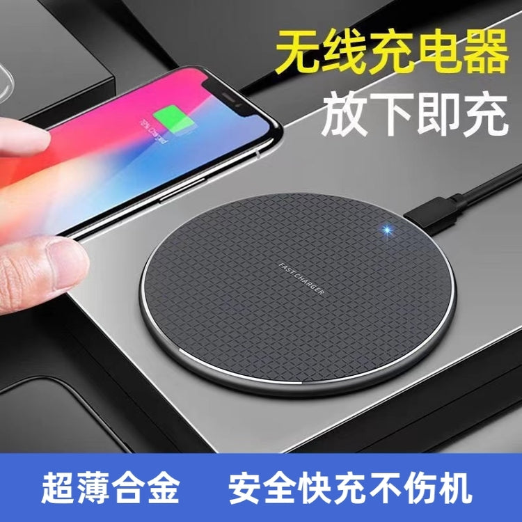 30W Fləş Şarj Simsiz Şarj Cihazı, Alüminium Ərintili, Apple və Huawei Telefonları ilə Uyğundur, İnduktiv Ağıllı Sürətli Şarj Masaüstü Diski