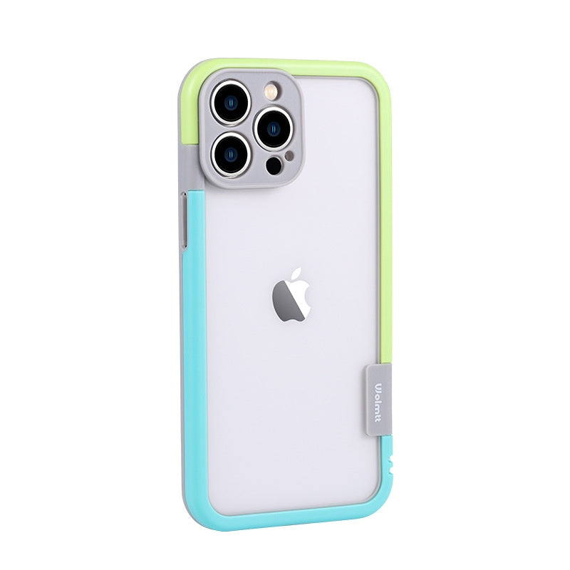 Apple 13 mobil telefon qutusu çərçivəsi iphone14promax çərçivə qabığı növü 16e 15 istilik yayılması üçün uyğundur 17 nəfəs alan ultra nazik 12 mini düşməyə qarşı Hava kontrastlı rəng kənarları fərdiləşdirilmiş yaradıcı çılpaq metal 11 qabıq