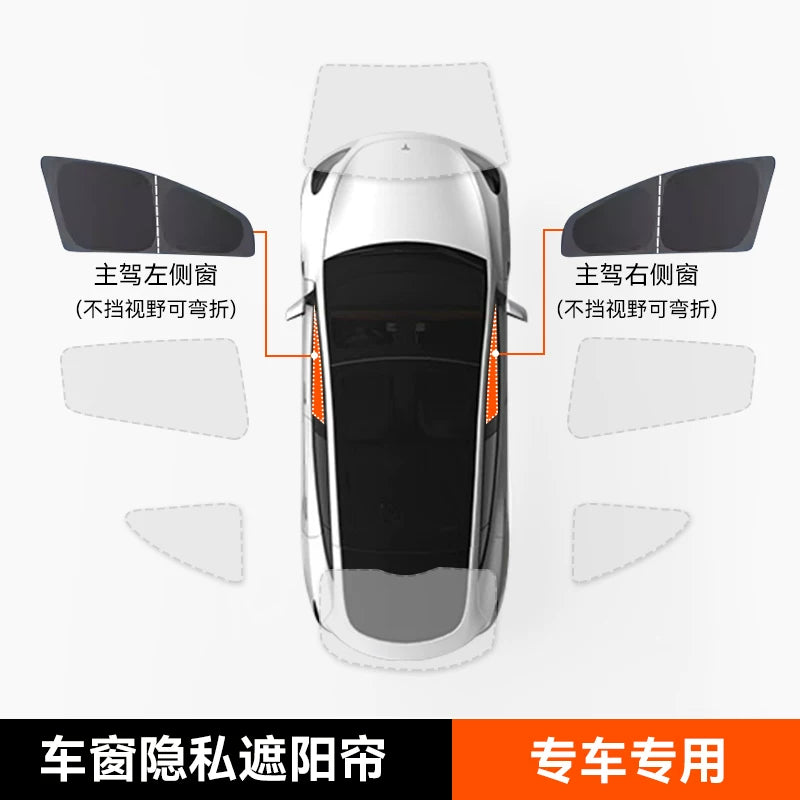 Shangjie H5 avtomobil pəncərəsi üçün günəşdən qoruyucu pərdə, yan pəncərə şüşəsi, arxa oturacaq düşərgəsi üçün gizlilik pərdəsi, yuxu üçün günəşdən qoruyucu və qaranlıq pərdə.