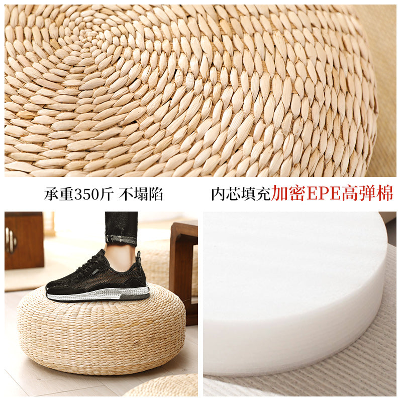 Yapon tatami futon yastığı meditasiya meditasiya döşəyi yer meditasiya mat balkon rattan ev mat saman mat