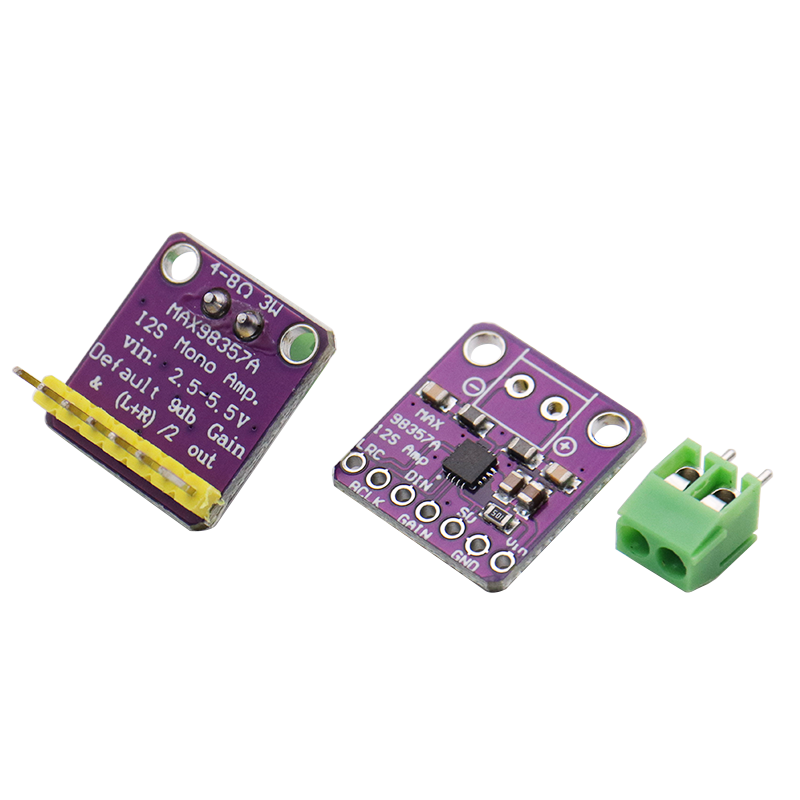MAX98357 I2S audio gücləndirici modulu/filtrlənməmiş D sinif gücləndirici ESP32 Raspberry Pi-ni dəstəkləyir