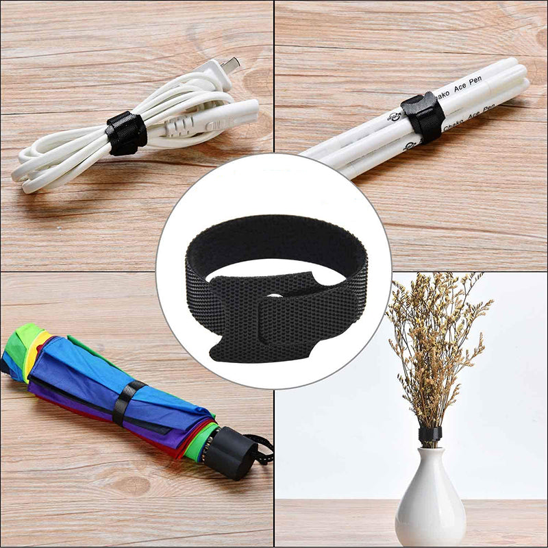 Velcro kəmərləri ilə kabel idarəetməsi, kompüter qulaqlıq məlumat kabeli saxlama, kabel təşkilatçısı, sabit dolama kabel bağı