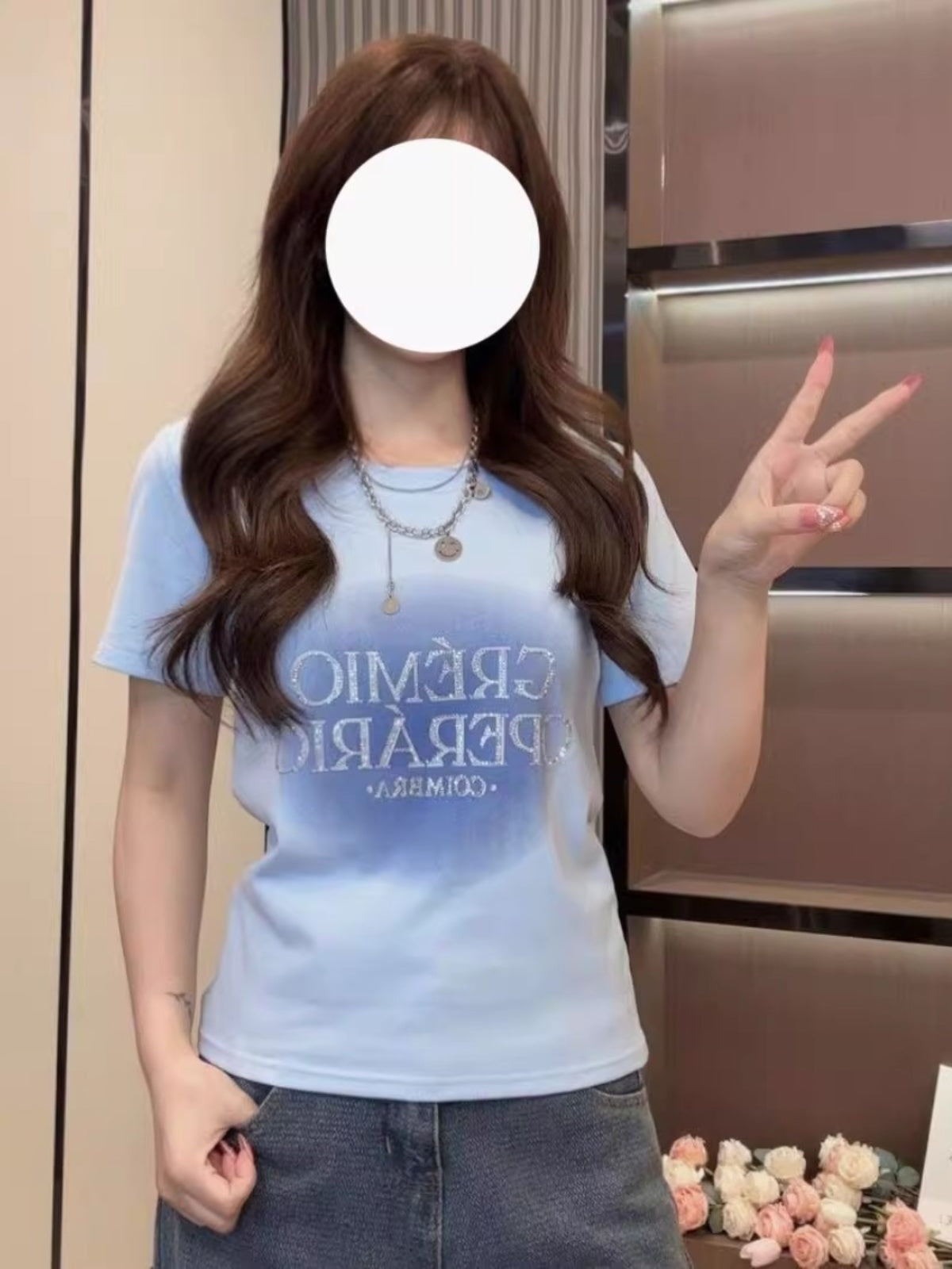 Böyük Ölçülü Qadın Geyimləri 2026 Yay Yeni Gəlişi: İncə Çiyin Dizaynlı Qısa Qollu Köynək, Çoxfunksiyalı və Dəbli, İnstaqramda Dəbli