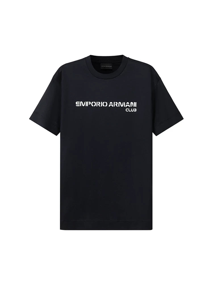 Armani EA Men's Lyocell Fiber Crew Neck Short Sleeve T-Shirt 3L1TCE 1JUVZ