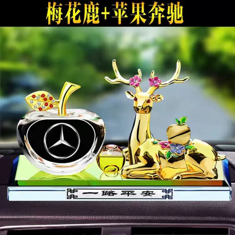 Alaşımlı Maral Avtomobil loqosu Avtomobil bəzəkləri Yeni məhsullar Avtomobil mərkəzi konsolu Deer Ping An ətir oturacağı Aromaterapiya avtomobil bəzəkləri