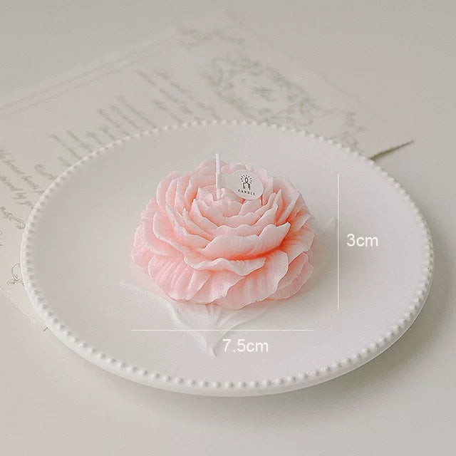 Peony Flower Scented Candles Home Decoration Wedding