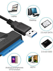 USB asan sürücü kabeli usb3.0-dan sata kabelə 2,5 düymlük sabit disk kabeli 0,16 metr yüksək sürətli çevirmə kabeli