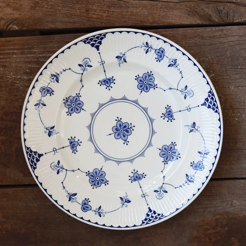 Arrival Arrival Western food underglaze Tangcao American qəhvə fincanı və nəlbəki ölçüsü retro internet məşhur fincan və nəlbəki günorta çayı qara çay