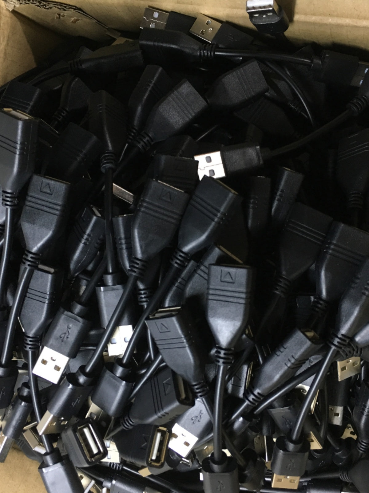USB uzatma kabeli kişidən qadına U disk siçan klaviaturası üçün uyğundur mobil telefonun doldurulması məlumat ötürülməsi 10CM0.1 metr təmiz mis