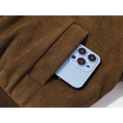 Cholisa Koreya üslubunda qadınlar üçün super şirin qısa zamşa flis gödəkçə, flis astarlı isti və çox yönlü qış paltosu, qısa top.