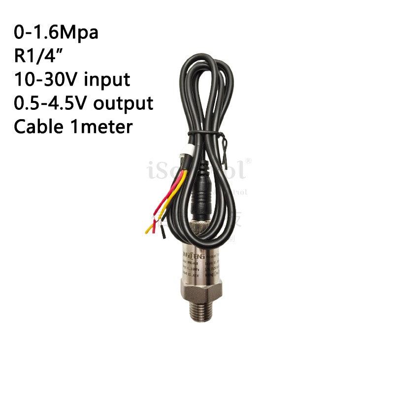 Paslanmayan Polad SUS304 Təzyiq Sensoru G1/4"