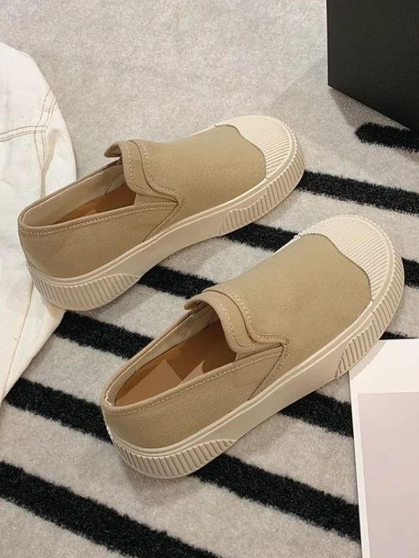 Yeni Qalın dabanlı Qadın Ayaqqabıları Loafers Qadın Dizayn Sense