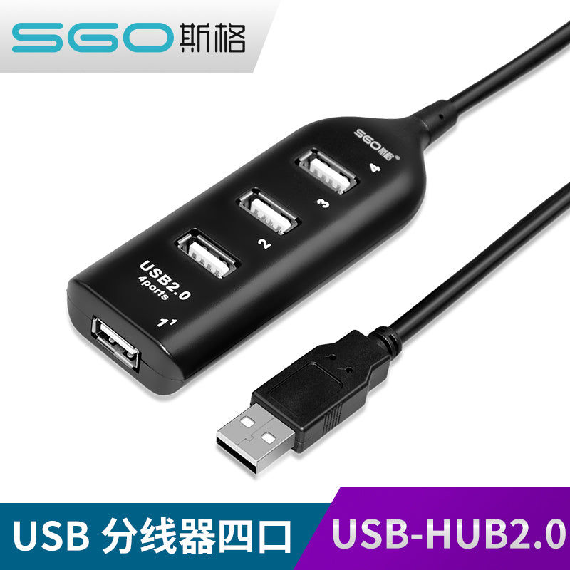 Sige kompüter usb splitter multi-interfeys 2.0 yüksək sürətli hub birdən dördə qədər notebook genişləndirici notebook usb3.0 genişləndirici HUB çox funksiyalı çevirici 1.5 metr 10 metr