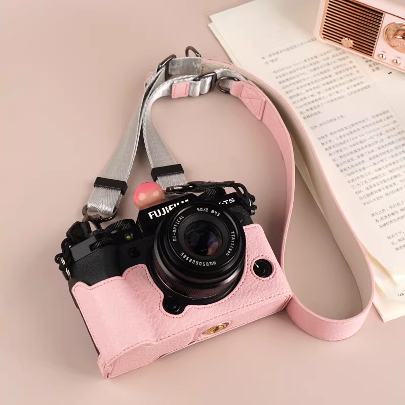 Fuji xt5 qoruyucu qutu üçün uyğundur Fuji xt50 kamera çantası xt30 birinci nəsil qoruyucu qabıq xs20 dəsti xs10 bazası xt10 xt20 xt30iii yarım paket xt30 ikinci nəsil sevimli aksesuarlar