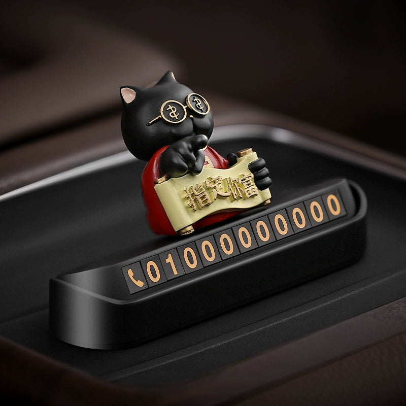 Elf Avtomobil Müvəqqəti Dayanacaq İşarəsi Avtomobil Avtomobil Hərəkət edən Telefon Nömrəsi İşarəsi Sevimli İnteryer Qızlar üçün Dekorasiya Təchizatları