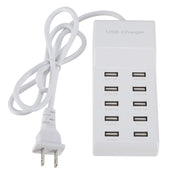 10 portlu şarj cihazı USB zolağı çox portlu ağıllı sürətli şarj cib telefonu şarj cihazı 5V2A mobil telefon universal şarj cihazı