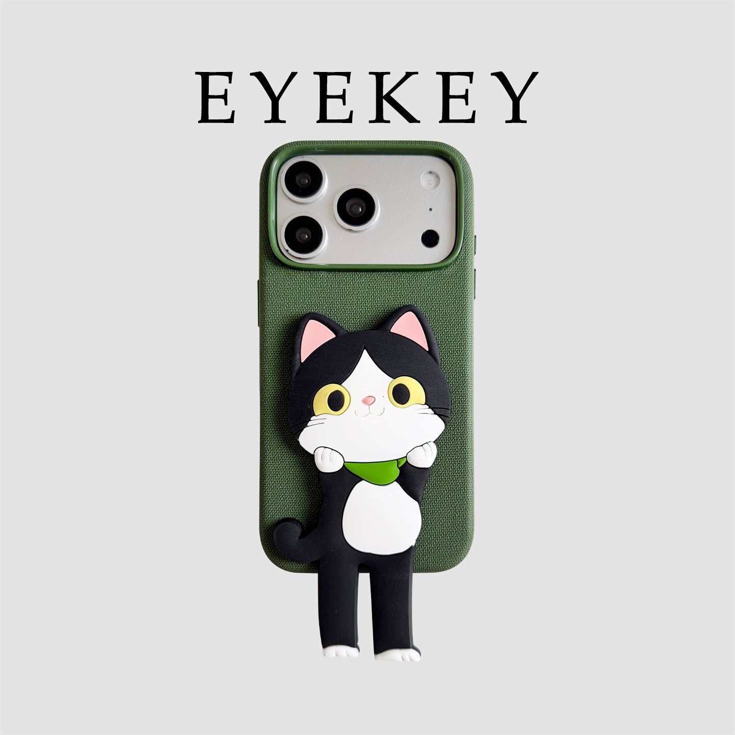eyekey·ins Apple 17 mobil telefon qutusu üçün uyğundur iphone17promax əyləncəli yaradıcı cizgi filmi uzun ayaqlı kiçik heyvan mötərizəsi 16pro yeni stil 15pro cüt 17pro şaxtalı qoruyucu örtük