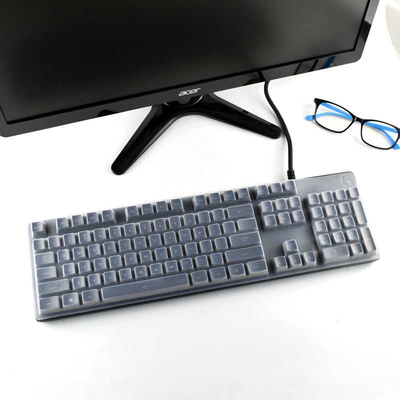 Logitech G610 G810 G910 mexaniki klaviatura membranı üçün uyğundur G913 TKL G813 mühafizəsi G213 G413 G512 tam örtük K840 K845 G Pro toz örtüyü masaüstü kompüter korpusu