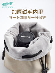 Kamera çantası güzgüsüz layner çantası sevimli lens qoruyucu qapaq saxlama çantası suya və aşınmaya davamlı Canon Sony Confucius XT5 XT30 XS10 20 Sony zve10 Polaroid üçün uyğundur