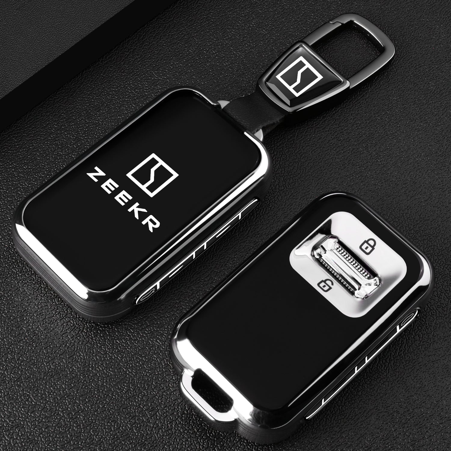 25 Zeekr 9X Açar Üzlükləri, Zeekr 9X Obsidian Qara Nəşr, Premium Avtomobil Dizaynı, Kişilər və Qadınlar üçün Tam Örtüklü Qoruyucu Qutu