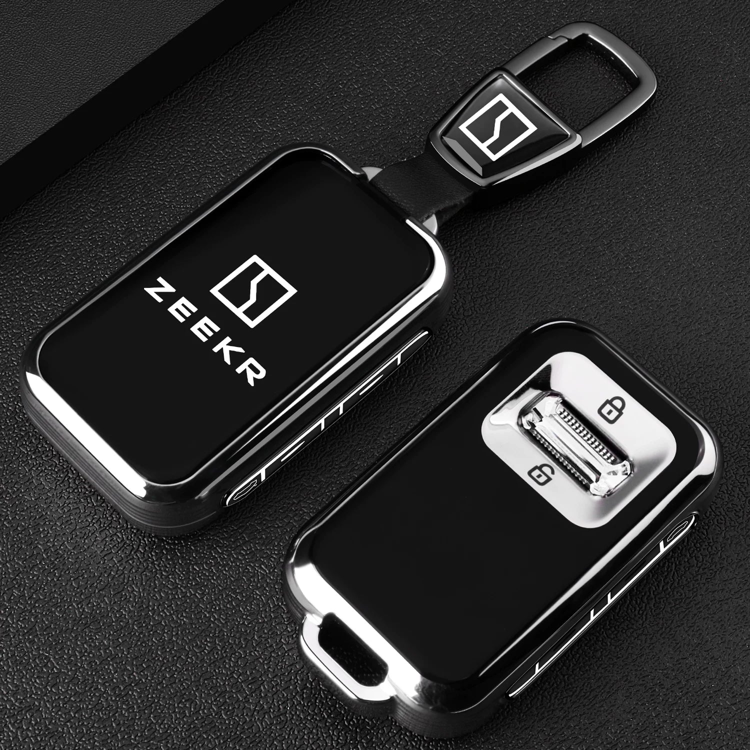 25 Zeekr 9X Açar Üzlükləri, Zeekr 9X Obsidian Qara Nəşr, Premium Avtomobil Dizaynı, Kişilər və Qadınlar üçün Tam Örtüklü Qoruyucu Qutu