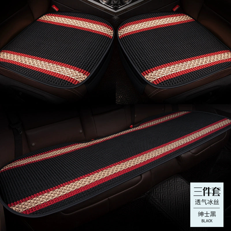 Avtomobil Oturacaq Yastığı Tək Parça Əsas Sürücü Oturacağı Tək Sürücü Otağı Tək Oturacaq Örtüsü Buz İpək Kətan Bütün İl Boyu Neytral Kreslo Yastığı