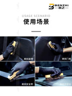 Avtomobil Yuma Fırçası Yumşaq Kürk Avtomobil At Tüy Fırçası Avtomobil Daxili Təmizləmə Dəri Fırçası Dəri Təmizləmə Aləti At Tüyünü