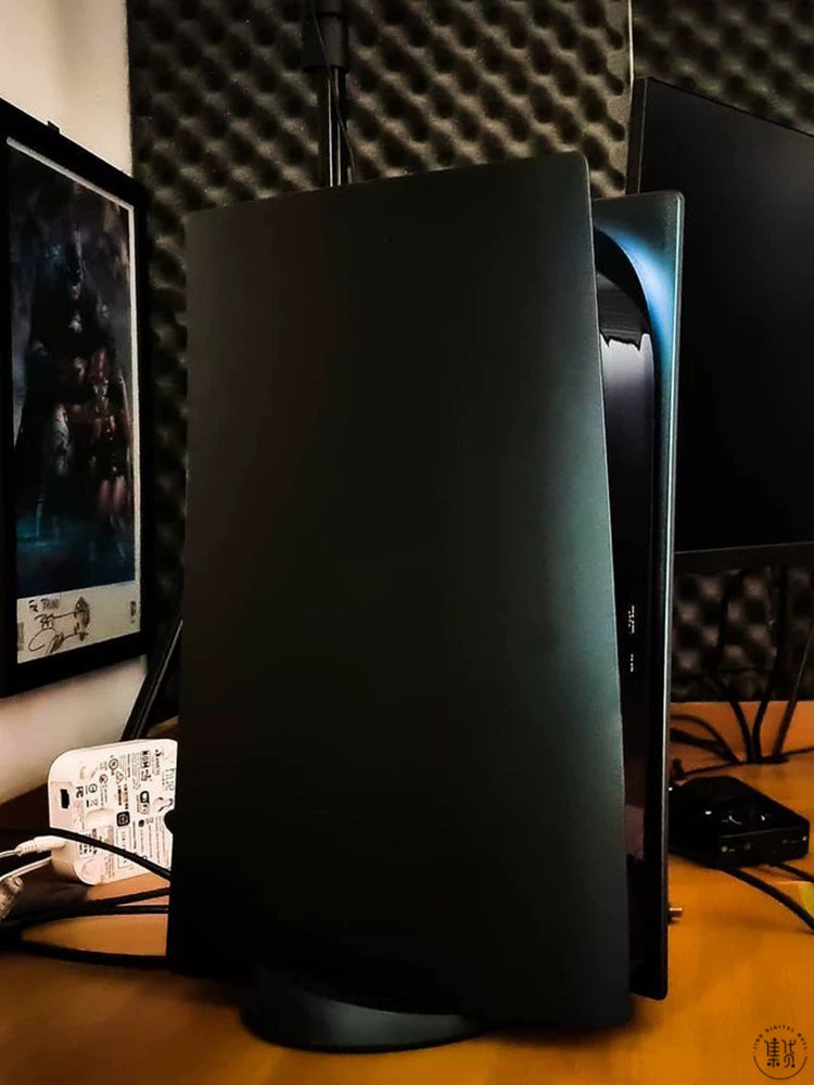 Yeni PS5 konsol qabığı optik sürücü versiyası soyuducu əvəzedici qoruyucu örtük aksesuarları rəqəmsal toz keçirməyən tutqun SLIM qara Pro