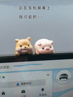 Avtomobil Sevimli Dekorasiya Donuz Avtomobil Maşın Ekranı Kompüter Ekranı Dekorasiya Avtomobil Cure Cat Shiba Inu Mərkəzi Nəzarət