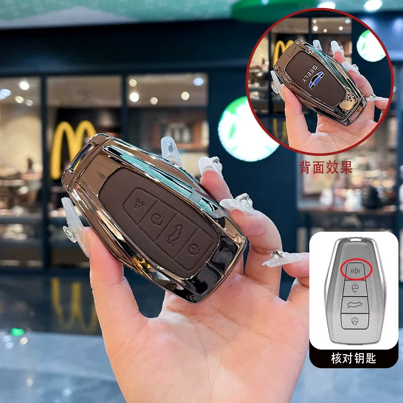 Geely Jiaji açar örtüyü, Geely Haoyue PRO, Xingyue L, Boyue, Binyue, Emgrand və Binrui avtomobil çantası klipləri üçün uyğundur