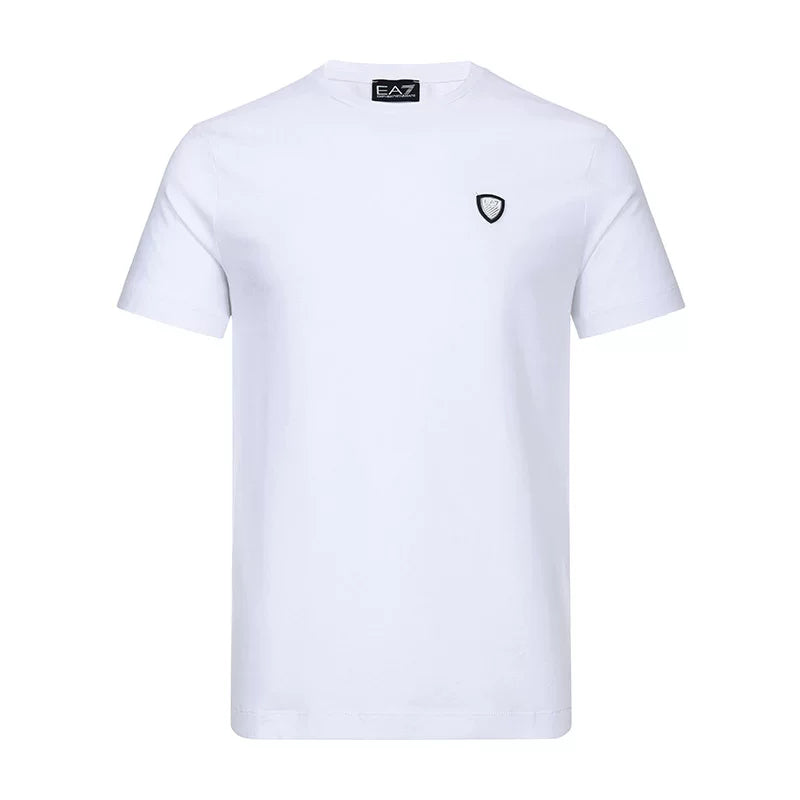 EMPORIO ARMANI EA7 Armani Men's Cotton Short Sleeve Shirt 8NPTL7 PJ03Z