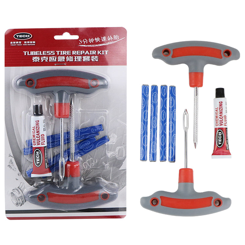 Tech Təkər Təmiri Aləti Dəsti, Vakuum Təkər Zolaqları, Avtomobil, Motosiklet, Elektrikli Velosiped, Rezin Zolaqlar, Yapışqanlı Yapışqan Aləti