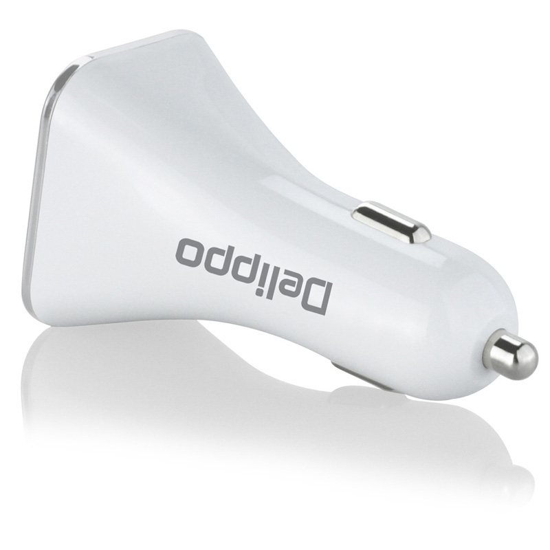 Smart car charger, fast charging, 1 to 4 USB, special multi-function car charger for car, cigarette lighter adapter.