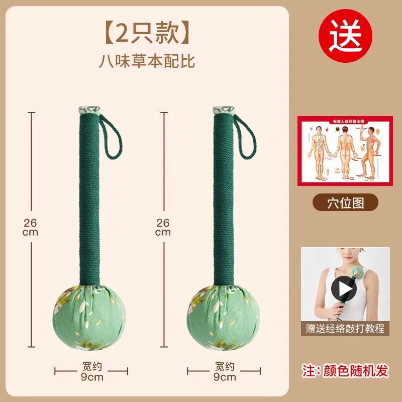 Mugwort sağlamlığını qoruyan çəkic, masaj çəkici, meridian vurma artefaktı, arxadan döymə, çiyinlə vuran çubuq, moxa-moxibustion çəkic, Pai Ba Shu Pai