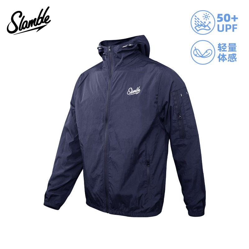 SLAMBLE çalışan windbreaker 25 kişi və qadınlar üçün idman gödəkçələri, açıq havada çoxfunksiyalı boş payız külək keçirməyən gödəkçələr