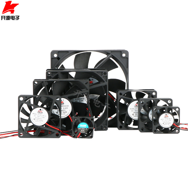 12V/5V kiçik soyuducu fan kompüter CPU soyutma soyutma ventilyatoru 200mA4cm5cm8cm9cm12cm