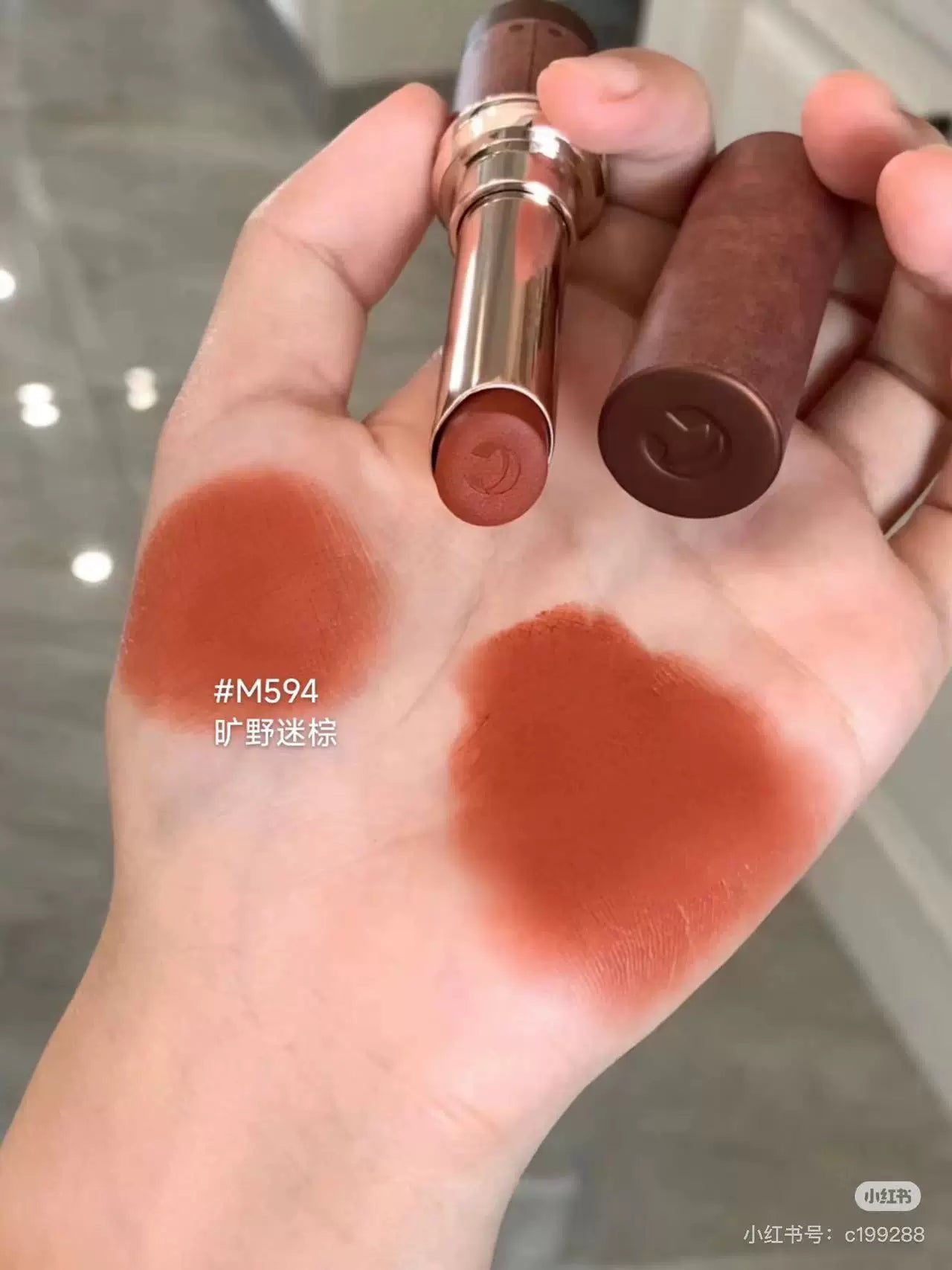 Yeni Carslan məhdud sayda mat öpüş dodaq boyası, leopard naxışlı məhdud sayda 584 çılpaq rəng, dəri tonunu parlaqlaşdırır və uzun müddət qalıcıdır.