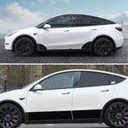 Tesla Yeni Versiya Modeli/Yl/3-ə aiddir Arxa Qapı Sıçramaya Qarşı Film Qapı TPU Ekran Qoruyucusu Bərpa Aksesuarları