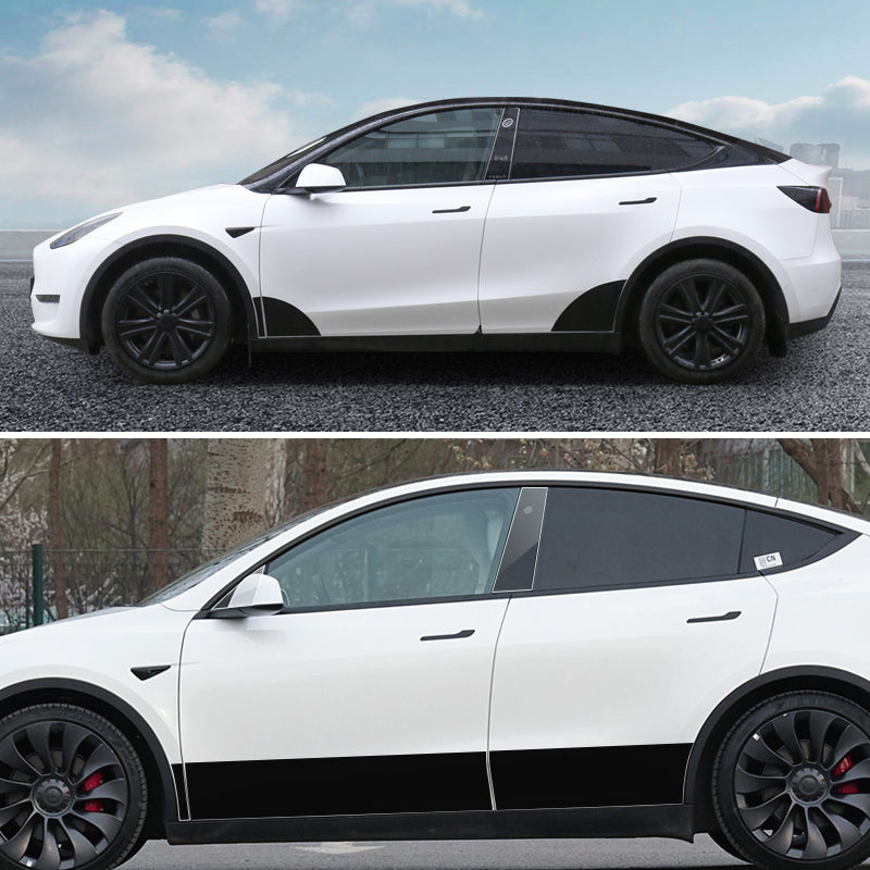 Tesla Yeni Versiya Modeli/Yl/3-ə aiddir Arxa Qapı Sıçramaya Qarşı Film Qapı TPU Ekran Qoruyucusu Bərpa Aksesuarları